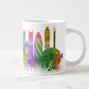 Grande Tasse Londres Skyline - Rainbow