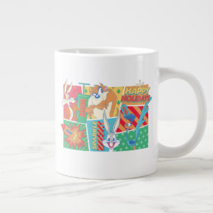 Grande Tasse LOONEY TUNES™   Joyeux Motif de vacances
