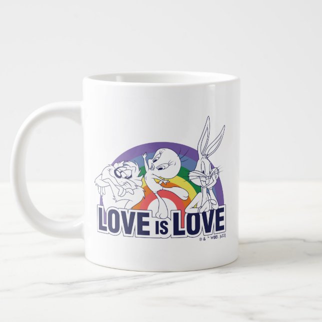 Grande Tasse LOONEY TUNES™ - L'amour c'est l'amour (Gauche)