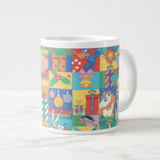 Grande Tasse LOONEY TUNES™ | Modèle de Noël Joyeuses Fêtes