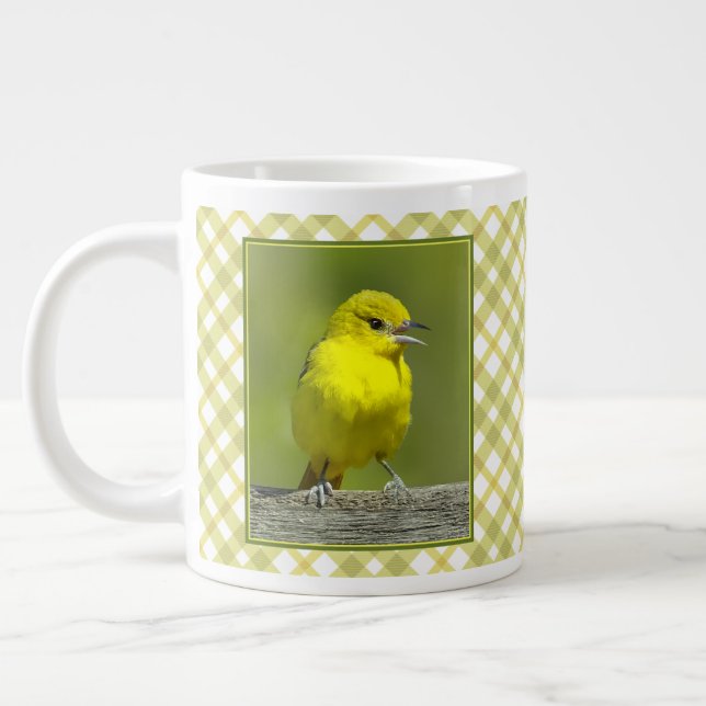 Grande Tasse Loriole de verger - Photographie originale (Gauche)