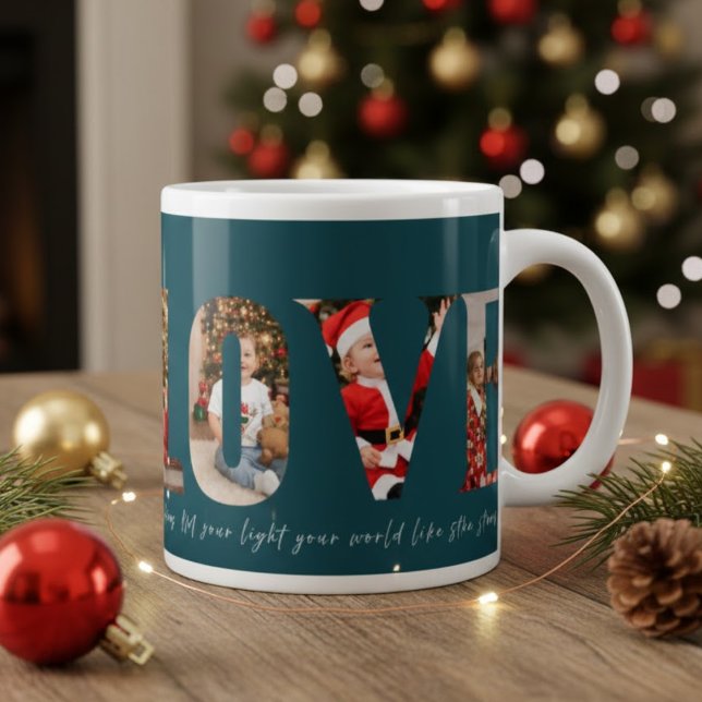 Grande Tasse Love 4 photo modern minimal personalised gift coff (Créateur téléchargé)