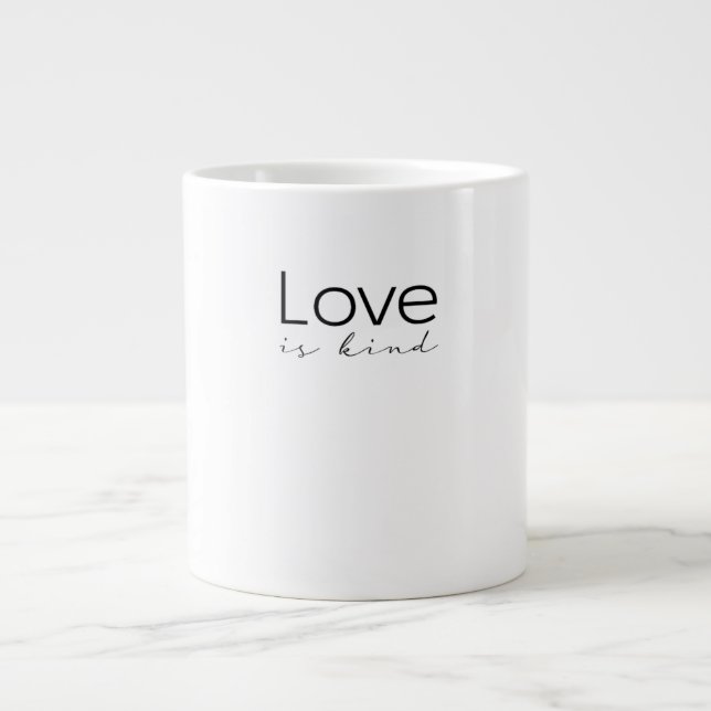 Grande Tasse Love Is Kind Christian Scripture Love Is Patient I (Devant)