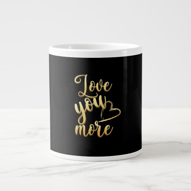 Grande Tasse Love You More Soft Modern Style  (Devant)