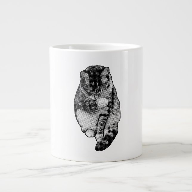 Grande Tasse Lueur de pointillés Hush (Devant)