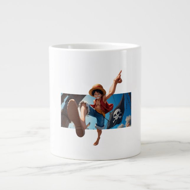 Grande Tasse Luffy et le Pirate  (Devant)