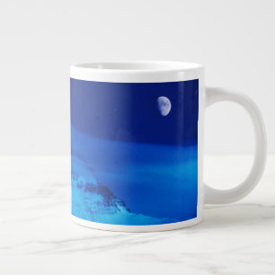 Grande Tasse Lune sur le mont Everest Tibet, Chine