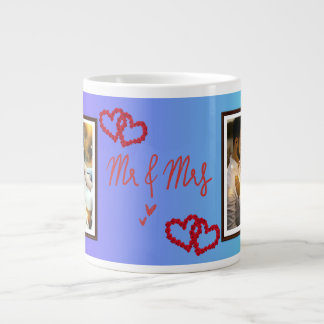 Grande Tasse M. & Mme mariage, anniversaire, cadeau personnalis