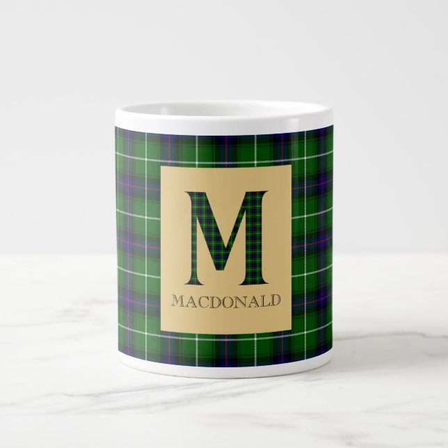 Grande Tasse MacDonald Tartan Monogram M  (Devant)