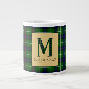 Grande Tasse MacDonald Tartan Monogramme M