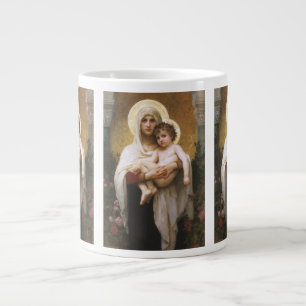Grande Tasse Madonna des Roses par Bouguereau