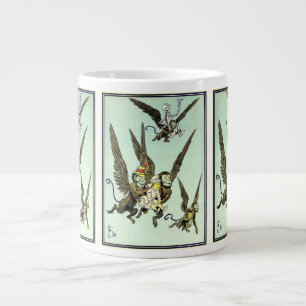 Grande Tasse Mage de l'Oz vintage, singes volants avec Dorothy