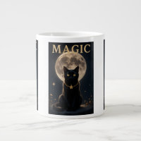 MAGIC - Mystic Black Cat & Pleine lune Design