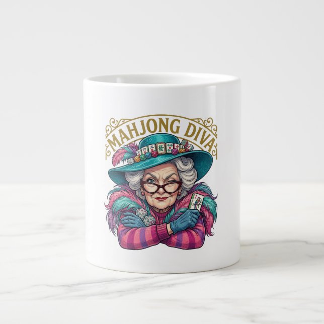 Grande Tasse Mahjong Diva Funny Women's (Devant)