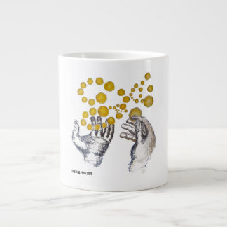 Grande Tasse Mains tendues vers l'avenir
