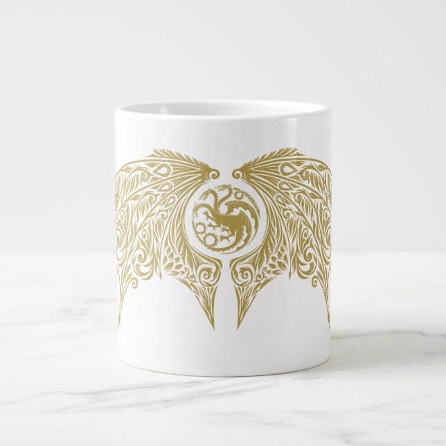Grande Tasse MAISON DU DRAGON | Cimier Targaryen ailé (Devant)