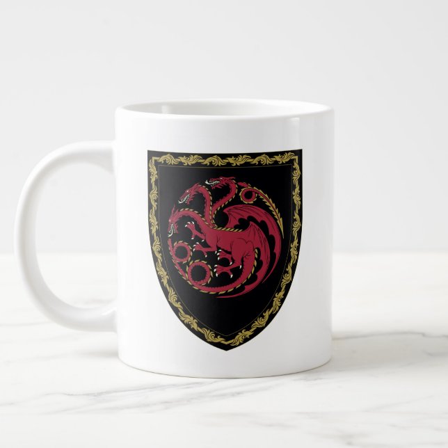Grande Tasse MAISON DU DRAGON | Maison Targaryen Crest (Gauche)