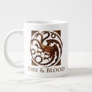 Grande Tasse MAISON DU DRAGON   Maison Targaryen Sigil