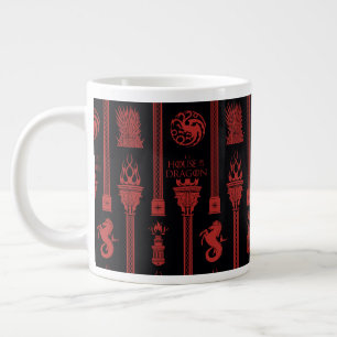 Grande Tasse Maison du Motif de la crête du Dragon