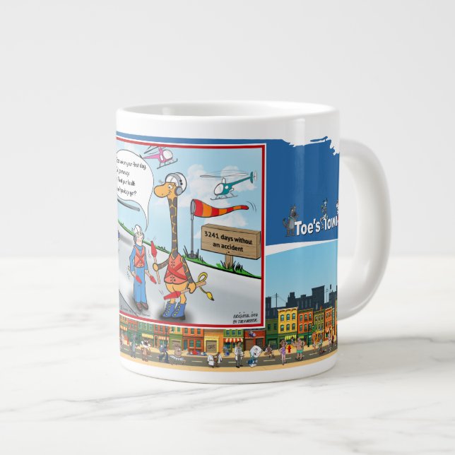 Grande Tasse Mal de Crâne | Remettez-vous (Devant droit)