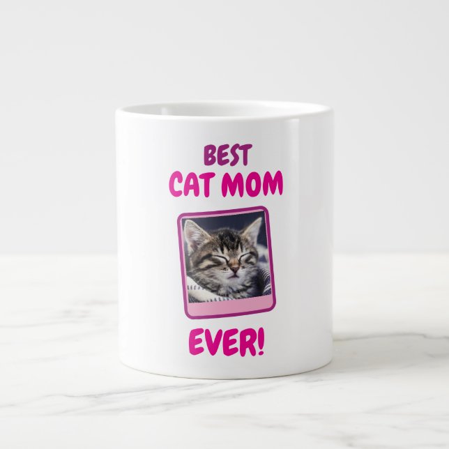 GRANDE TASSE MAMAN CHAT PERSONNALISÉE FÊTE DES MÈRES CHIEN AMOU (Devant)