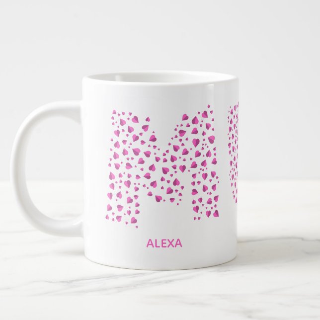 Grande Tasse Maman Enfants modernes nom maman (Gauche)