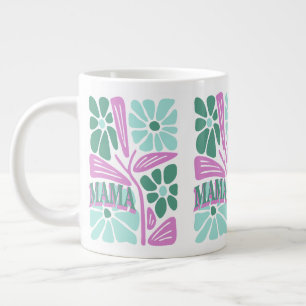 Grande Tasse Maman Floral Fantaisiste