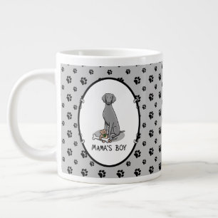 Grande Tasse Mama's Boy Weimaraner (gris 1) jouets chien maman 