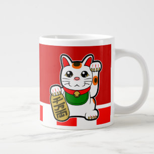 Grande Tasse Maneki Neko : Lucky Cat japonais