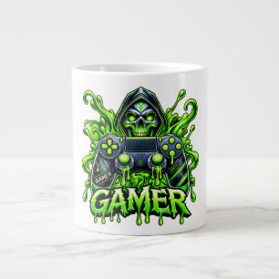 Grande Tasse Manette fantôme de joueur Halloween Spooky Gaming