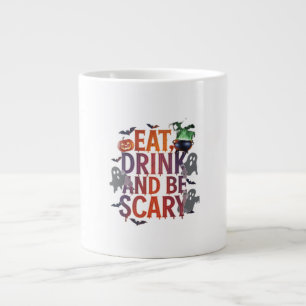 Grande Tasse Manger, boire et être effrayant Fête d'Halloween S