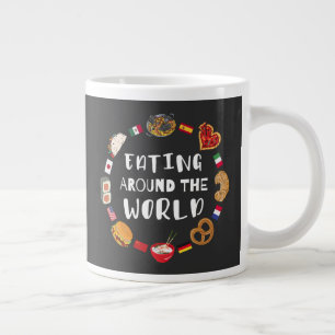 Grande Tasse Manger dans le monde entier