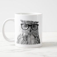 Mangez dormir lire répéter drôle hibou café cadeau