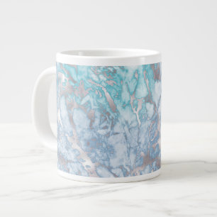 Grande Tasse Marbre bleu turquoise