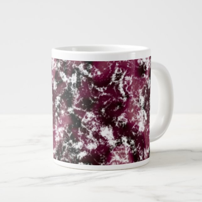 Grande Tasse Marbre de Bourgogne Abstrait (Devant droit)