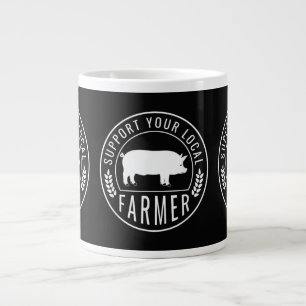 Grande Tasse Marché des agriculteurs soutenez votre éleveur de