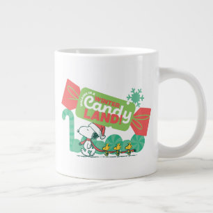Grande Tasse Marcher Dans Un Pays De Bonbons D'Hiver!