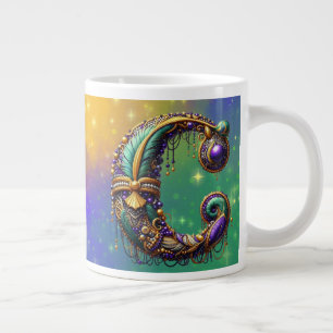 Grande Tasse Mardi Gras Monogramme initial C
