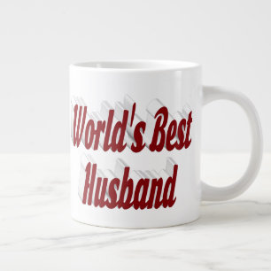 Grande Tasse Mari avec la boule de café géante à demi-texte bor