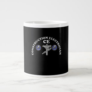 Grande Tasse Marine Marine Construction de Seabee Électricien 