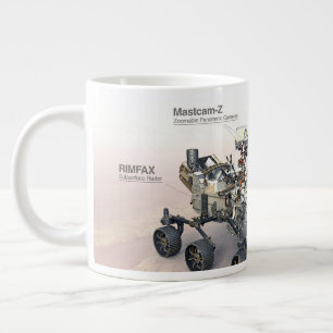 Grande Tasse Mars La Persévérance Rover Avec Instruments