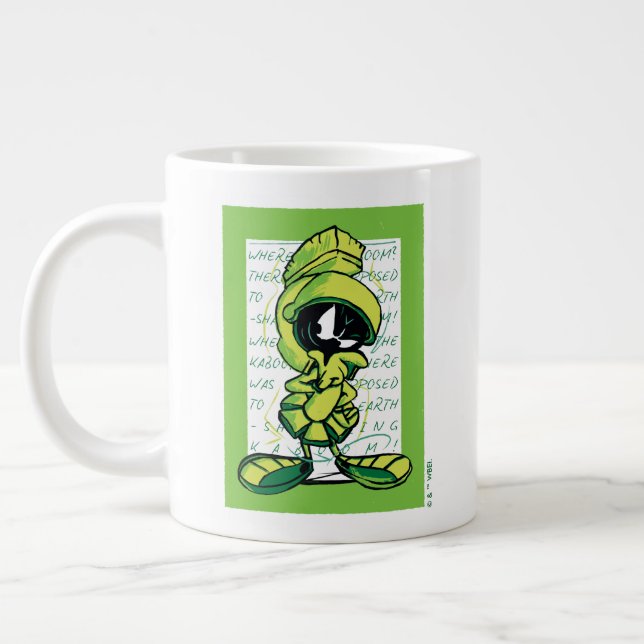 Grande Tasse MARVIN THE MARTIAN™ - Croquis (Gauche)