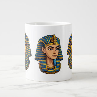 Grande Tasse Masque d'or de Pharaon Toutânkhamon