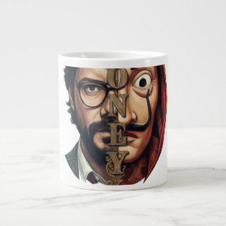Grande Tasse Masque visage divisé Braquage d'envergure