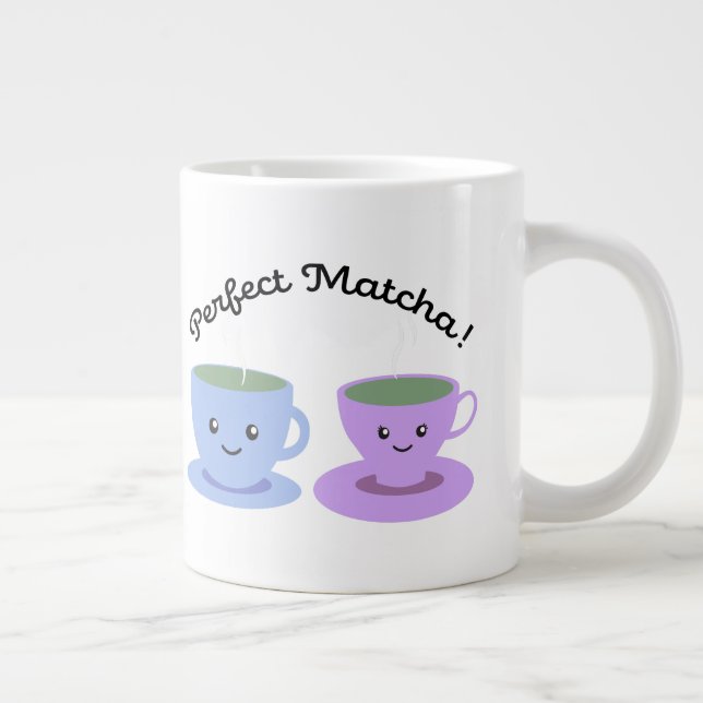 Grande Tasse Matcha mignonne et amusante (Droite)