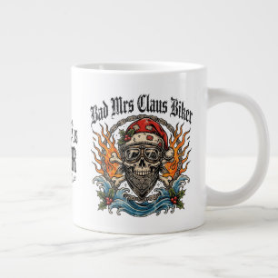 Grande Tasse Méchante Mme Claus motarde, Mme Claus motarde bada