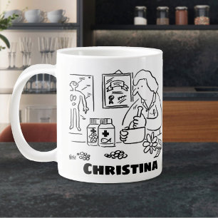 Grande Tasse Médecine Complémentaire. Médecine Alternative