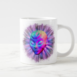 Grande Tasse Méditation psychédélique Alien