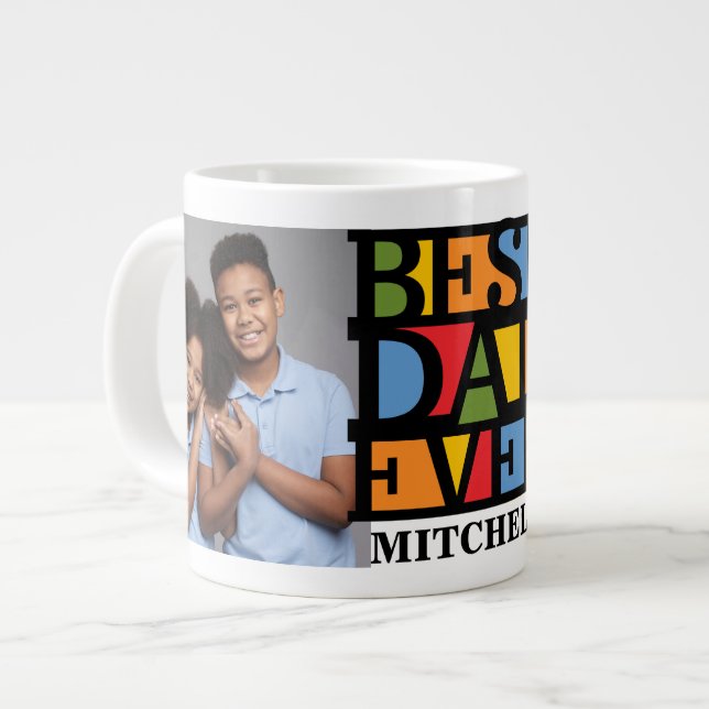Grande Tasse MEILD DAD EVER nom personnalisé (Devant gauche)