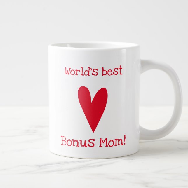 Grande Tasse Meilleur Bonus Maman du monde ! | Fête des Mères d (Droite)